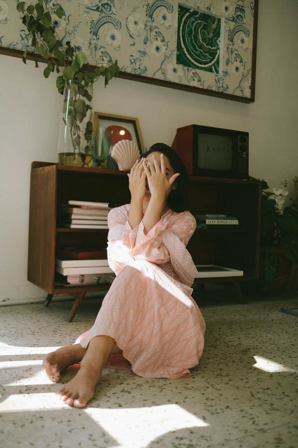 Ramadhani Kurung in Pink