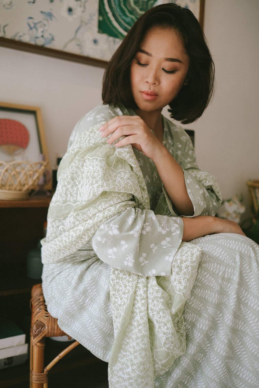 Ramadhani Kurung in Green