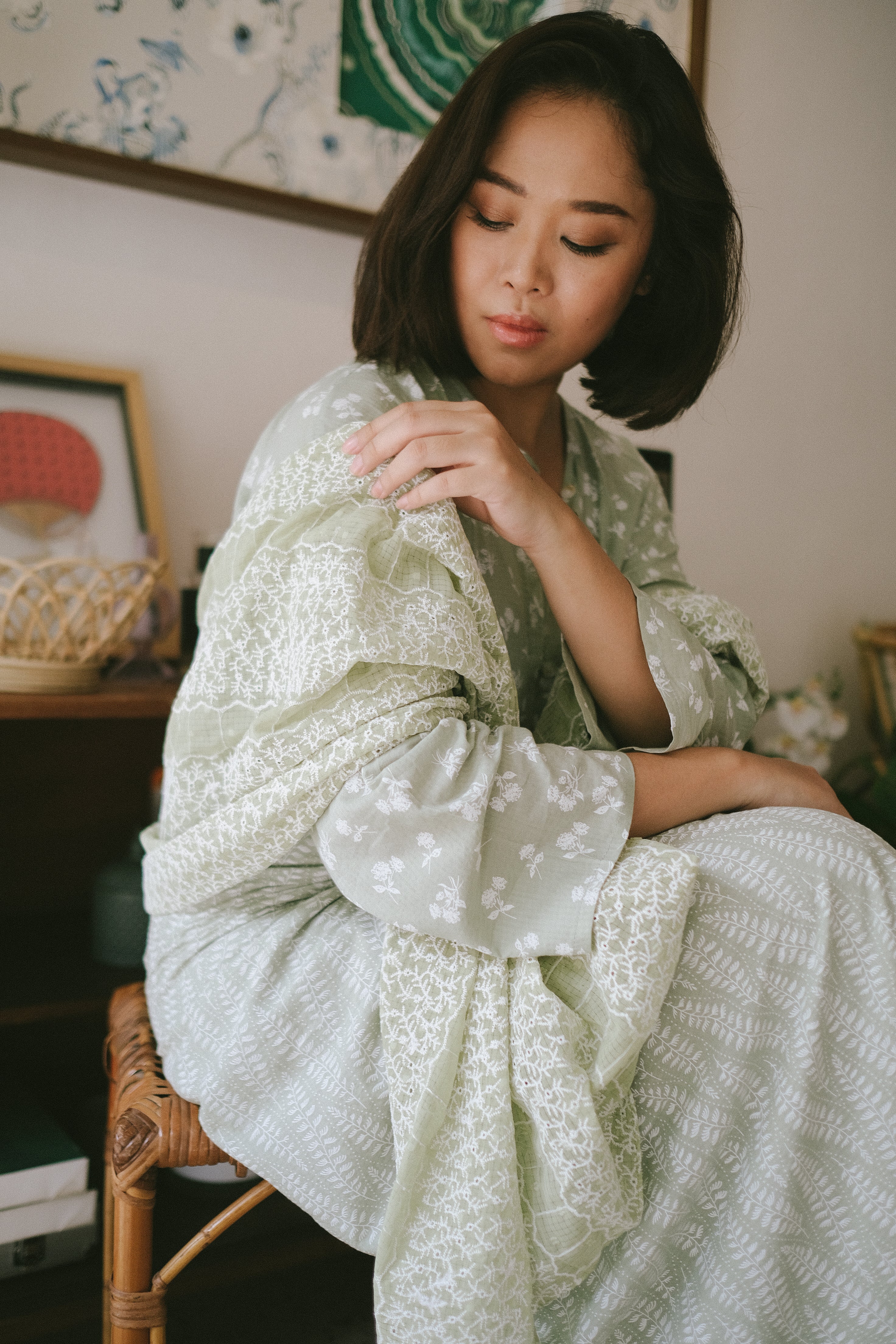 Ramadhani Kurung in Green