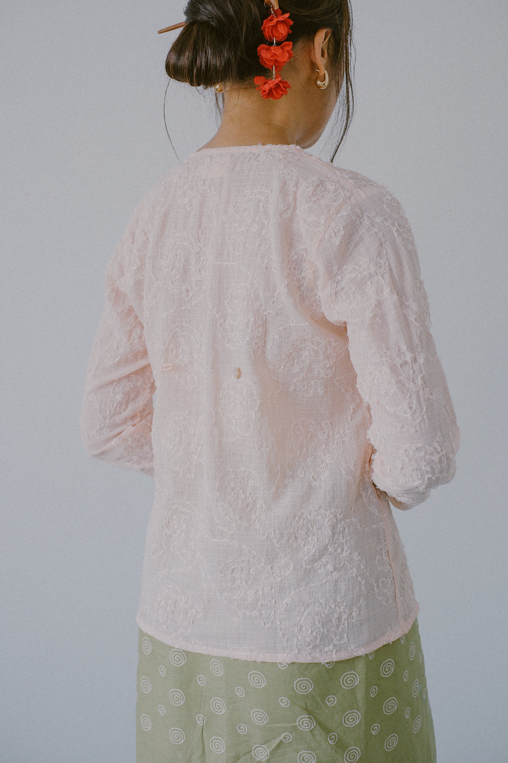 Jasmine Kebaya in Peach