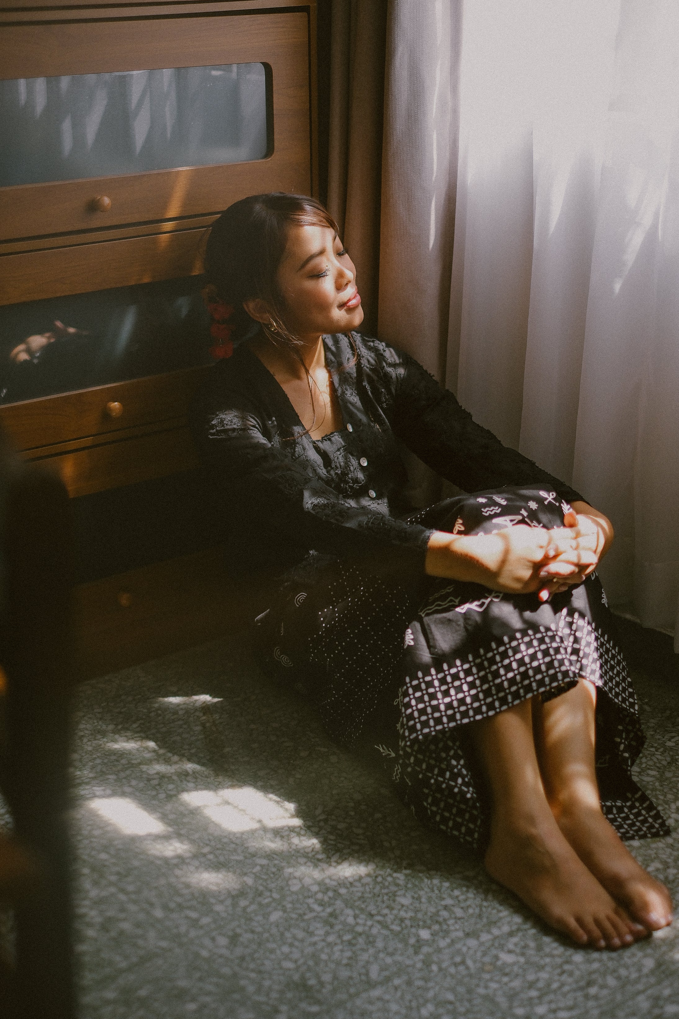 Jasmine Kebaya in Black