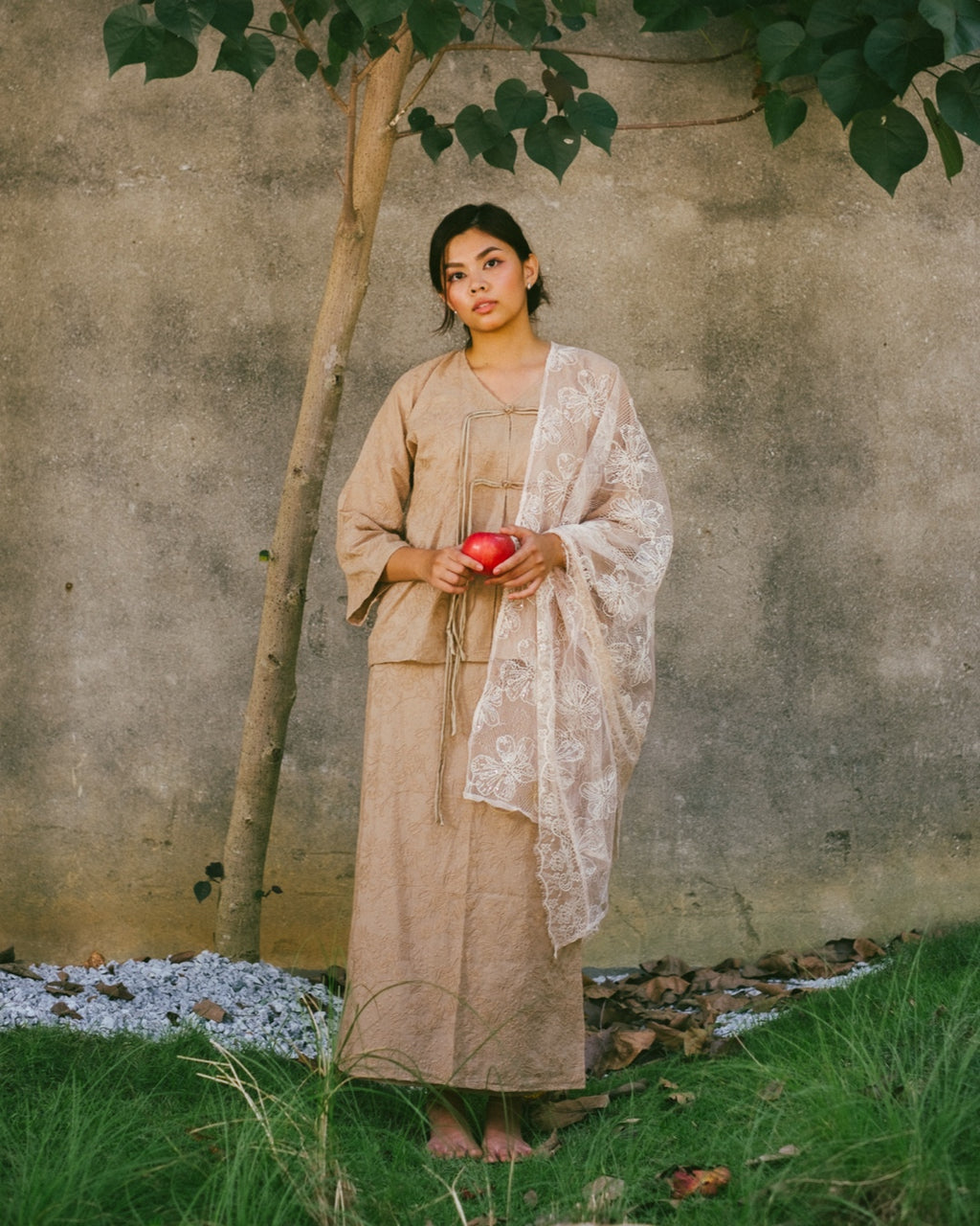 Rayya Kurung in Brown